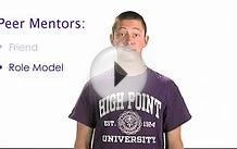 High Point University Peer Mentor.mov | Universities in